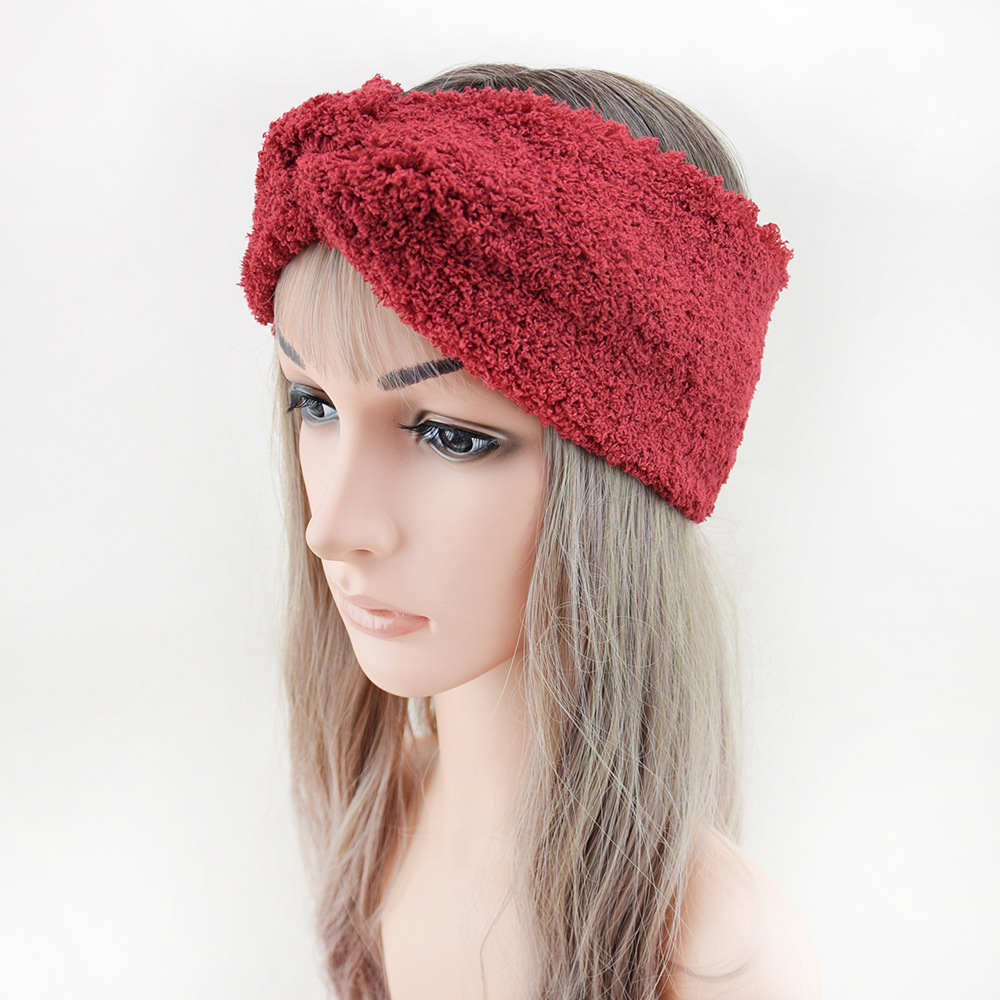 Novo velo cruz larga bandana p - Winter Headband Fleece avaliação e preço