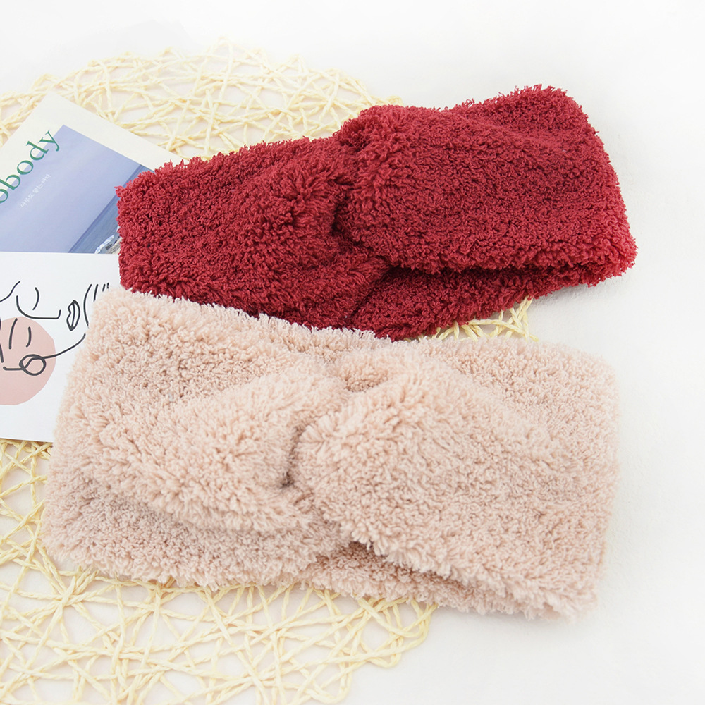 Novo velo cruz larga bandana p - Winter Headband Fleece avaliação e preço