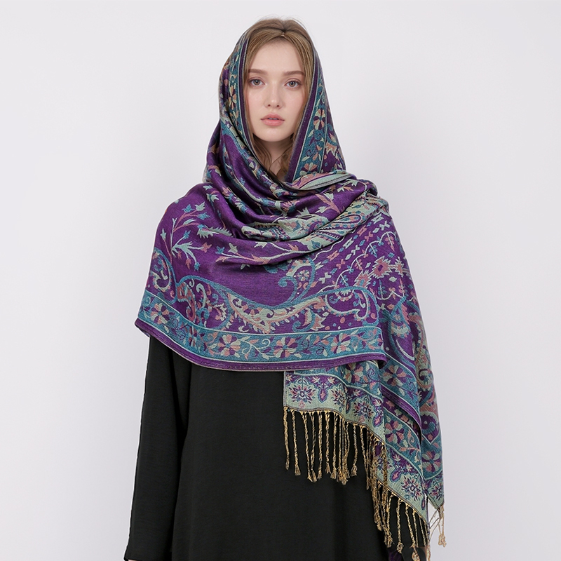 Estilo étnico ao ar livre femi - Cashmere Pashmina Wrap avaliação e preço