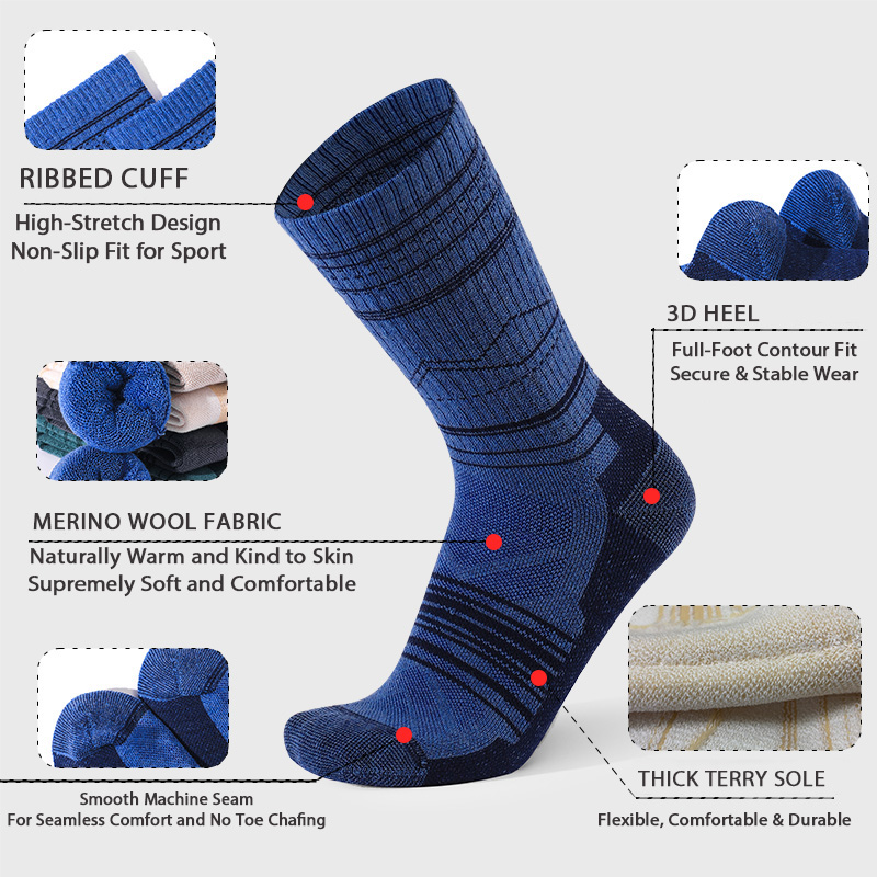 Meias Térmicas de Lã Merino pa - Thermal Sock Wool avaliação e preço