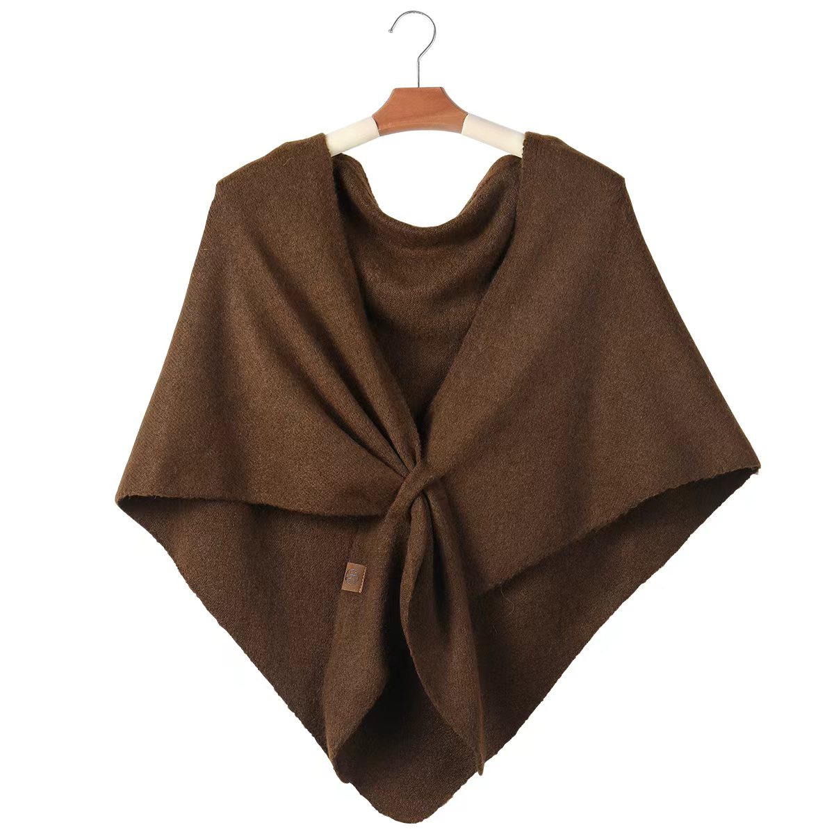 Xale Triangular de Tricô em Co - Shawl Wrap Winter avaliação e preço